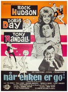 Send Me No Flowers - Danish Movie Poster (xs thumbnail)