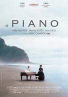 The Piano - Portuguese Movie Poster (xs thumbnail)