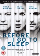 Before I Go to Sleep - British DVD movie cover (xs thumbnail)