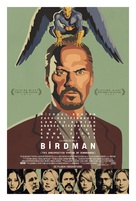 Birdman or (The Unexpected Virtue of Ignorance) - Danish Movie Poster (xs thumbnail)