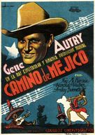Down Mexico Way - Spanish Movie Poster (xs thumbnail)