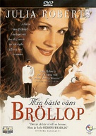 My Best Friend&#039;s Wedding - Swedish DVD movie cover (xs thumbnail)