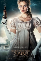 Pride and Prejudice and Zombies - Brazilian Movie Poster (xs thumbnail)
