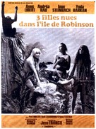 Robinson und seine wilden Sklavinnen - French Movie Poster (xs thumbnail)