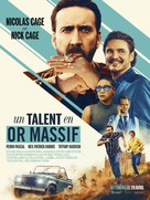 The Unbearable Weight of Massive Talent - French Movie Poster (xs thumbnail)