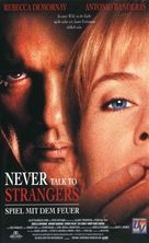 Never Talk to Strangers - German Movie Cover (xs thumbnail)