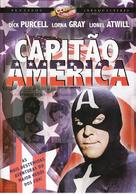 Captain America - Brazilian DVD movie cover (xs thumbnail)
