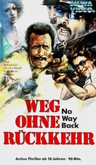 No Way Back - German VHS movie cover (xs thumbnail)
