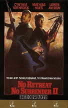 No Retreat No Surrender 2 - Polish VHS movie cover (xs thumbnail)