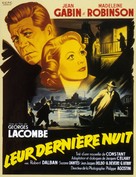 Leur derni&egrave;re nuit - French Movie Poster (xs thumbnail)