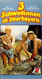 Drei Schwedinnen in Oberbayern - German VHS movie cover (xs thumbnail)