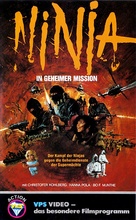 The Ninja Mission - German VHS movie cover (xs thumbnail)