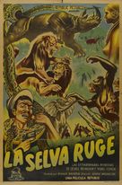 Jungle Stampede - Argentinian Movie Poster (xs thumbnail)