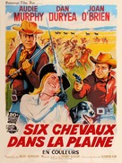 Six Black Horses - French Movie Poster (xs thumbnail)