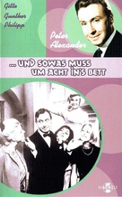 ...und sowas mu&szlig; um 8 ins Bett - German VHS movie cover (xs thumbnail)