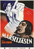 La marseillaise - Swedish Movie Poster (xs thumbnail)