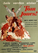 Tom Jones - Danish Movie Poster (xs thumbnail)