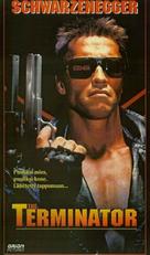 The Terminator - Finnish VHS movie cover (xs thumbnail)