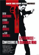 Confessions of a Dangerous Mind - German Movie Poster (xs thumbnail)