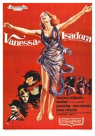 Isadora - Spanish Movie Poster (xs thumbnail)