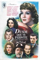 Since You Went Away - Spanish Movie Poster (xs thumbnail)