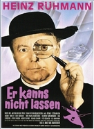 Er kann&#039;s nicht lassen - German Movie Poster (xs thumbnail)