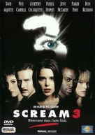 Scream 3 - French DVD movie cover (xs thumbnail)
