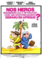 Riusciranno i nostri eroi a ritrovare l&#039;amico misteriosamente scomparso in Africa? - French Movie Poster (xs thumbnail)