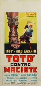 Tot&ograve; contro Maciste - Italian Movie Poster (xs thumbnail)