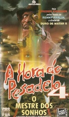 A Nightmare on Elm Street 4: The Dream Master - Brazilian VHS movie cover (xs thumbnail)
