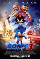 Sonic the Hedgehog 3 - British Movie Poster (xs thumbnail)