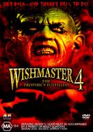 Wishmaster 4: The Prophecy Fulfilled - Australian DVD movie cover (xs thumbnail)