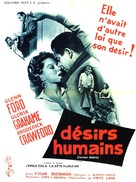 Human Desire - French Movie Poster (xs thumbnail)
