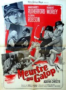 Murder at the Gallop - French Movie Poster (xs thumbnail)