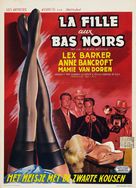The Girl in Black Stockings - Belgian Movie Poster (xs thumbnail)