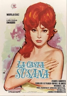 La casta Susana - Spanish Movie Poster (xs thumbnail)