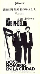 Deux hommes dans la ville - Spanish Movie Poster (xs thumbnail)