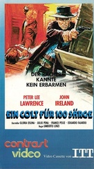 Una pistola per cento bare - German VHS movie cover (xs thumbnail)