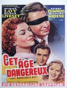 That Dangerous Age - Belgian Movie Poster (xs thumbnail)