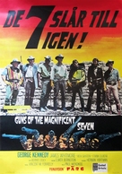 Guns of the Magnificent Seven - Swedish Movie Poster (xs thumbnail)