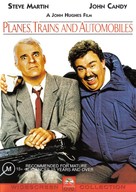 Planes, Trains &amp; Automobiles - Australian DVD movie cover (xs thumbnail)