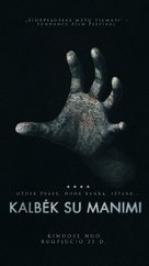 Talk to Me - Lithuanian Movie Poster (xs thumbnail)