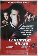 Lethal Weapon 4 - Turkish Movie Poster (xs thumbnail)