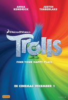 Trolls - Australian Movie Poster (xs thumbnail)