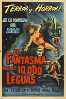 The Phantom from 10,000 Leagues - Spanish Movie Poster (xs thumbnail)