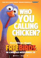 Free Birds - British Movie Poster (xs thumbnail)