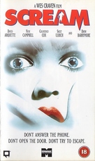 Scream - British VHS movie cover (xs thumbnail)