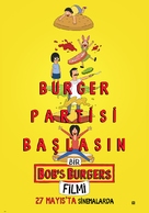 The Bob&#039;s Burgers Movie - Turkish Movie Poster (xs thumbnail)