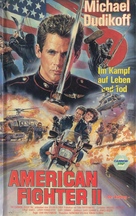 American Ninja 2: The Confrontation - German VHS movie cover (xs thumbnail)