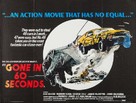 Gone in 60 Seconds - British Movie Poster (xs thumbnail)
